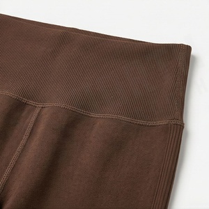 Conjunto Deportivo de Dos Piezas para Mujer, Talla Grande, Secado Rápido, Leggings Ajustados, Top Corto, Ropa de Gimnasio, Sin Costuras - Product Image 5