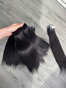 Haute qualité 100% paquet de cheveux humains vietnamiens Double dessiné Bonestraight avec dentelle HD livraison rapide dans le monde entier - Product Image 4