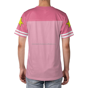Venta al por mayor de camisetas de fútbol americano personalizadas para hombres, camiseta de aficionado al fútbol cosida bordada en talla grande con logotipo personalizado - Product Image 6