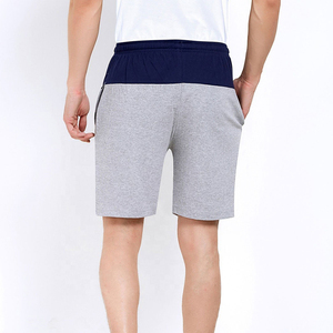 Shorts de sport pour homme en molleton de coton avec cordon de serrage et lettres imprimées personnalisées - Product Image 3
