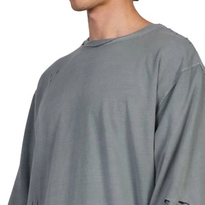 Camiseta Personalizada de Doble Capa para Unisex, 2026, de Algodón 100% de Alto Gramaje, Manga Larga, Ecológica, Transpirable y de Secado Rápido - Product Image 6