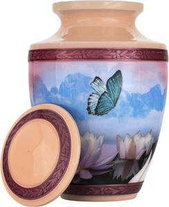 Urne funéraire artisanale de conception américaine moderne pour adulte – Magnifique urne commémorative pour enterrement et funérailles - Product Image 2