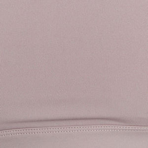 Soutien-gorge de sport sans couture pour femme, col en U, rembourré, respirant, pour yoga et fitness, gris clair, logo sur le devant - Product Image 5