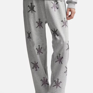 Pantalons de haute qualité en coton et polyester pour hommes, pantalons à strass, vêtements d'extérieur, taille sur mesure, designs OEM, pantalon à strass - Product Image 4