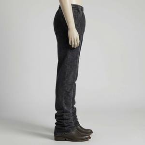 Pantalones Deportivos Negros Vintage con Lavado Ácido para Hombre, Pantalones Formales de Algodón Grueso, Joggers Acampanados con Acabado Mate Suave y Ecológico - Product Image 3