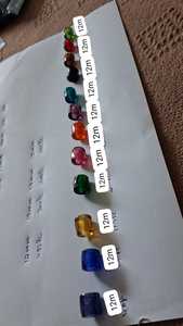 Glass Jewelry <b>Beads</b> Round and Asscher Cut 5 mm Loose <b>Crystals</b> Bulk for Earring Making - Product Image 4