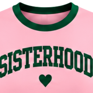   เสื้อยืดพิมพ์ลายกราฟิก Sisterhood Pink Ladies แขนสั้น คอกลม แฟชั่นลำลอง แรงบันดาลใจจากสมาคมนักศึกษาหญิง - Product Image 6