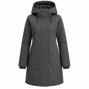 <b>Womens</b> Longline <b>Parka</b> Jacket <b>for</b> <b>Winter</b> with Cotton Filling Casual Plus Size Sports Jacket Wholesale Standard <b>Women</b> <b>Parka</b> Jacket - Product Image 2