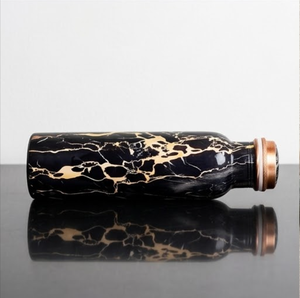 Carafe décorative moderne en acier inoxydable Sell Ease pour chevet, motif bouteille - 1000 ml (11x3 / 28x7.5 cm) Durable et lavable - Product Image 5