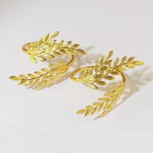 Stylish Dining Metal Napkin <b>Ring</b> Designed To Elevate Table <b>Aesthetics</b> And Presentation - Product Image 5