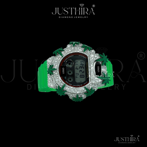 Reloj Thorns Bezel G-Shock con Diamantes Moissanite VVS Premium, Halo de Llama, Reloj de Pulsera de Moda Premium, Precio Más Bajo de la Historia - Product Image 2
