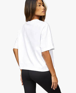 Camiseta de Verano 2026 con Estampado Gráfico para Mujer, Apliques con Cremallera, 100% Algodón, Corte Ajustado, Estilo Urbano, Manga Corta, Top Corto Informal - Product Image 1