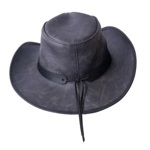 GENERSA SPORTS Chapeau de cowboy unisexe noir en polyester à large bord, imprimé numérique, décontracté, pour l'extérieur, toutes saisons, taille adulte 56-58CM - Product Image 2