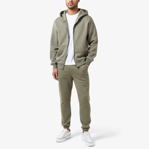 Ensemble de survêtement vintage respirant 2-en-1 pour homme, collection automne 2026 – Sweat à capuche et pantalon de sport décontracté haut de gamme - Product Image 3