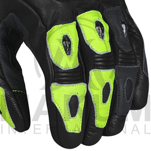 Gants de moto en cuir respirants pour la course à moto, le vélo et le cyclisme, avec écran tactile, gants personnalisés pour hommes - Product Image 5