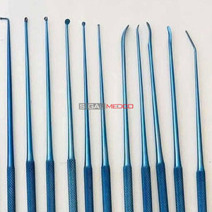 Juego de Microdisectores de 19 Piezas, Acero Inoxidable de Grado Quirúrgico, Kit de Disectores Ortopédicos, Autoclavables, Reutilizables, Precisión Manual - Product Image 5