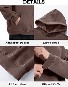<b>Mens</b> Fleece <b>Hoodie</b> Pullover Warm <b>Thick</b> Fabric Casual Sweatshirt <b>Hoodie</b> with Adjustable Drawstring Hood Comfortable Everyday Wear - Product Image 6