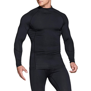 Camiseta de Compresión de Manga Larga para Hombre, Secado Rápido, Absorbe la Humedad, Elástica en 4 Direcciones, para Gimnasio, Fitness, Deportes, Capa Base, OEM, ODM - Product Image 2