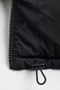 Women Winter Warm Heavyweight Zip Waterproof New Arrival Stylish Fashionable Dyed Embroidery Quilted Hooded Puffer <b>Jacket</b> - Product Image 5