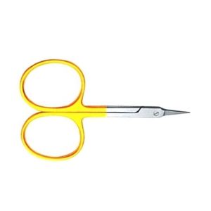 Tijeras de maquillaje de acero inoxidable con mango dorado, punta afilada para recortar cejas y pestañas, herramienta profesional para el cuidado facial - Product Image 2