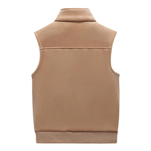 Gilet pour homme personnalisé en polyester/coton, col montant, motif cachemire, crocheté, imperméable, respirant, écologique, séchage rapide, idéal pour l'hiver - Product Image 3
