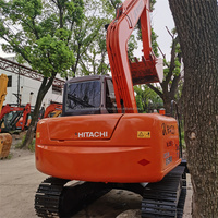 Excavatrice utilisée d'origine japonaise Hitachi ZX70 Excavatrice d'occasion d'origine japonaise de 7 tonnes à vendre