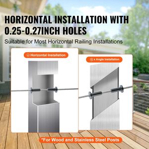 Confezione da 101 Guaine Protettive in Acciaio Inossidabile T316 di Grado Marino da 1/8 di Pollice per Cavi di Ringhiere e Balaustre Fai-da-te - Product Image 3