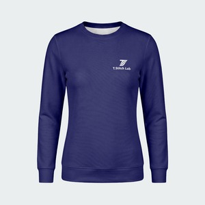 Sweat-shirt universitaire pour femme, col roulé, en polaire respirante, polyester/coton, avec broderie personnalisée sur le devant, style décontracté hiver - Product Image 5