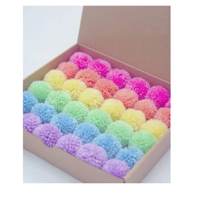 Pompones Rosa, Amarillo, Azul, Marrón, Verde para Decoración de Vestidos como Trajes, Compre Directamente del Proveedor a Precio de Fábrica - Product Image 1