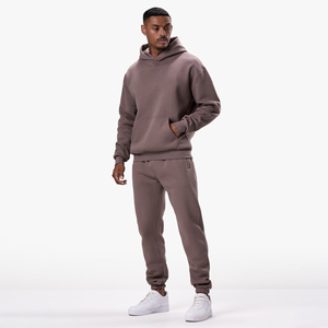 Conjuntos Deportivos de Algodón Teñido Personalizados, Unisex, Oversize, Ecológicos, Ropa Urbana de Invierno para Adultos, Pantalones Deportivos Holgados con Pedrería - Product Image 1