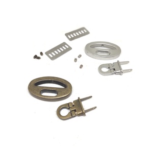 MING KEE METAL Handbag Accessory Zinc Alloy Metal Circle with Bag <b>Lock</b> for Woman's Case Special Bag Parts & Accessories - Product Image 2