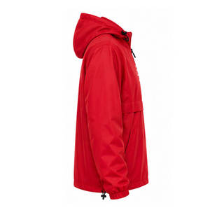 Custom <b>Men's</b> <b>Half</b> <b>Zip</b> Windbreaker <b>Jacket</b> Hooded Lightweight Outdoor Pullover Waterproof Windproof OEM Logo Wholesale - Product Image 5