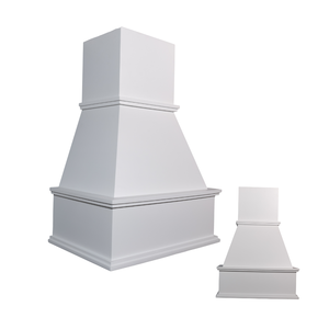 Hotte de cuisine en T à fixation au plafond, solution de ventilation en bois pour l'hôtellerie, fabrication OEM - Product Image 1