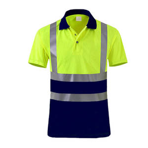 Camiseta Polo de Alta Visibilidad con Diseño Reflectante para Trabajo Industrial, Talla Grande, con Tela Transpirable - Product Image 2