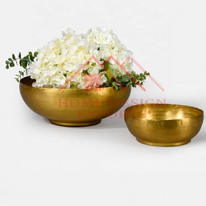 Bol de service en laiton antique dernier décor à la maison avec forme de fruit en métal jetable pour la décoration de mariage - Product Image 1