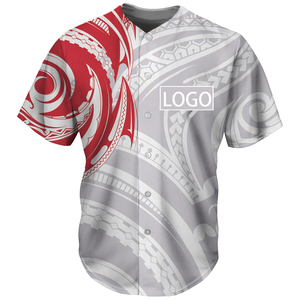 Men's Custom Baseball Jersey Geometric Print Short Sleeve Polyester Breathable All Seasons Regular Fit Front Logo - Product Image 2