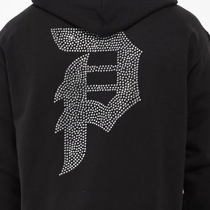 Sudadera con Capucha de Alta Calidad a Precio Económico, con Pedrería, Mezcla de Algodón Básico, Cálida para Invierno, Venta en Línea, Sudadera Personalizada para Hombre - Product Image 4