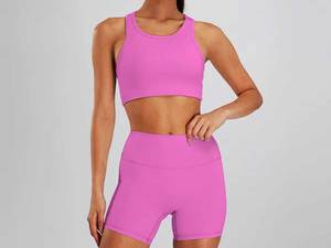 Ropa Deportiva al por Mayor 2026, Ropa de Gimnasio para Mujer, Conjunto de 5 Piezas de Yoga y Fitness en Color Sólido para Mujer - Product Image 2