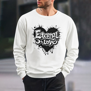 เสื้อสเวตเชิ้ตแขนยาวผู้ชายใหม่ ผ้าฝ้าย 100% คอกลม ทรงปกติ ระบายอากาศได้ดี เป็นมิตรกับสิ่งแวดล้อม สำหรับฤดูหนาว เหมาะสำหรับการค้าต่างประเทศ - Product Image 4