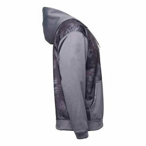 Sweat à capuche pour homme en coton mélangé, logo personnalisé, vente en gros, haute qualité, imprimé par sublimation, respirant, manches longues - Product Image 3