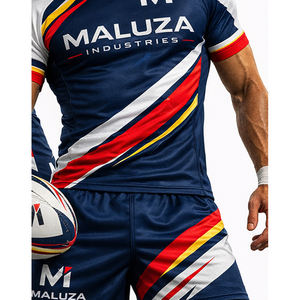 Maillot de rugby personnalisé durable par sublimation – Nom et numéro d'équipe personnalisés – Tenue de rugby haute performance – Vêtements de sport – Fabrication en usine - Product Image 5