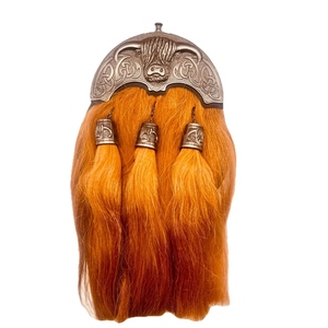 Esporrans de Piel y Pelo de Cabra al por Mayor con Cierre de Pin Lock y Tres Borlas de GNG IMPEX - Product Image 1