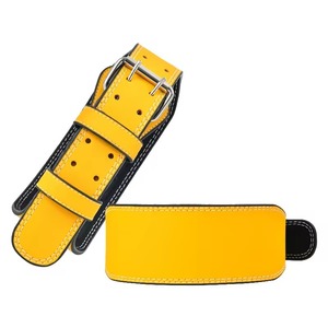 New Cowhide Weightlifting <b>Belt</b> Adjustable Prongs Waist Support for Strength Training Unisex Waist Support for Strength Training - Product Image 3