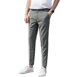 Nuevos Pantalones chinos de moda para hombre, Color sólido, diseño informal, logotipo personalizado, precio premium barato, venta al por mayor, calidad orientada a la exportación OEM - Product Image 4