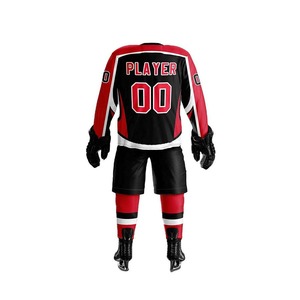 Camisetas de Hockey sobre Hielo Personalizadas al por Mayor para Hombre, Conjunto de Equipo Liso Reversible de Malla, Sublimadas, 100% Poliéster, Rayas de Verano, Secado Rápido - Product Image 4