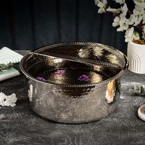 Bañera de Pedicura de Cobre Ornamentada, Profesional, para Baño de Pies, Equipo Premium para Salón de Belleza y Spa, Diseño Artesanal de Calidad - Product Image 5