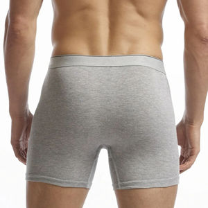 Calzoncillos Bóxer de Alta Calidad para Hombre, con Logotipo Personalizado, Bolsa Frontal, Algodón, Entrepierna de 5 Pulgadas, Ropa Interior Masculina - Product Image 5