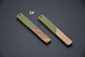 Resin & Wood <b>Drop</b> Earrings Vintage Fashion Women's Jewelry with Customized Shape for Party Occasions - Product Image 2