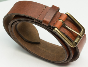 Cinturón de Cuero Reforzado con Doble Costura para Hombre, Resistente, para Trabajo, con Forro Suave, Correa Larga - Product Image 5
