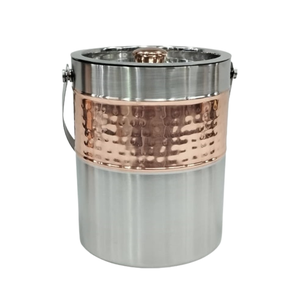 Premium Stainless Steel Ice Bucket with Lid & Handle - Double Wall Insulated <b>Wine</b> Chiller - Portable Barware for Party & Hotel - Product Image 5